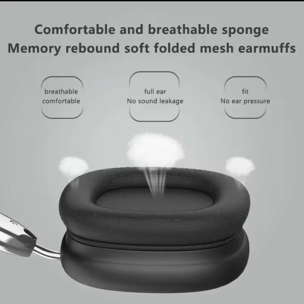 Premium Wireless Over-Ear Bluetooth Headphones .