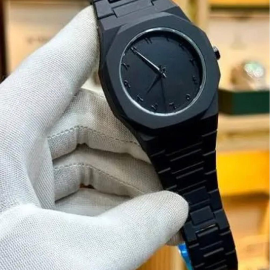 Arabic Black Aura Smart Watch – Luxury AMOLED Display