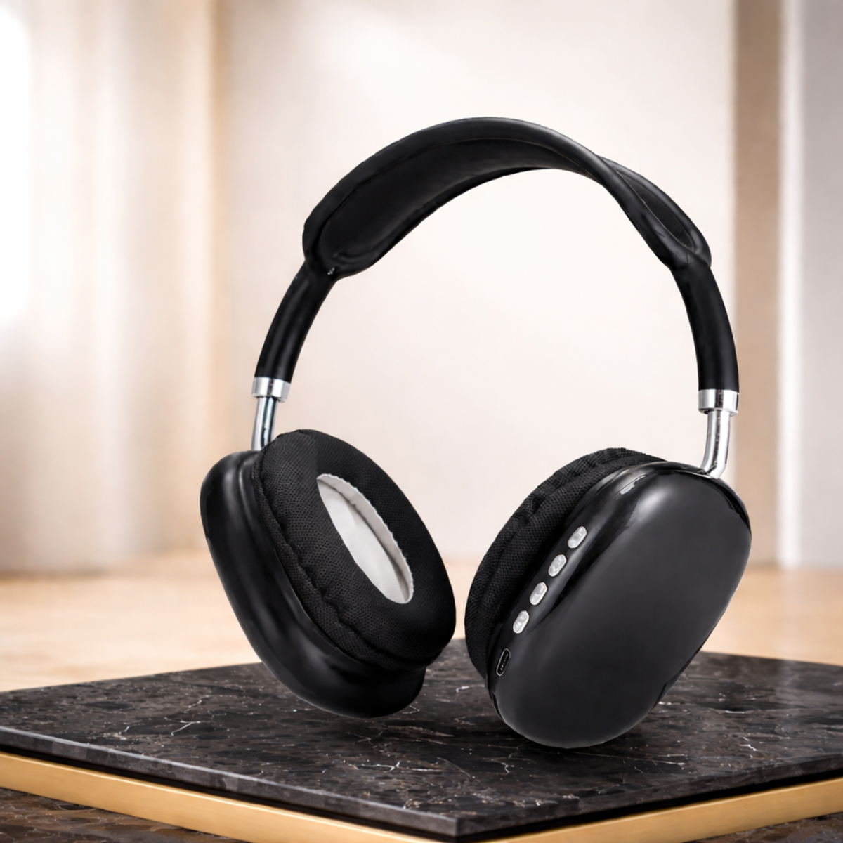 Premium Wireless Over-Ear Bluetooth Headphones .